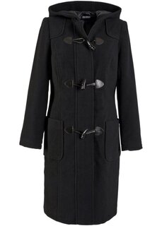 Дафлкот шерстяное пальто Bpc Bonprix Collection, черный