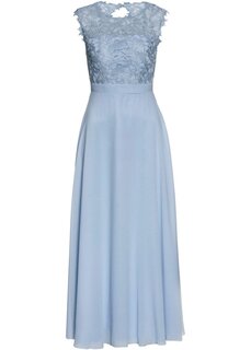 Вечернее платье макси с кружевом Bpc Selection, синий