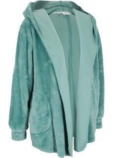 Уютная флисовая куртка Bpc Bonprix Collection, зеленый