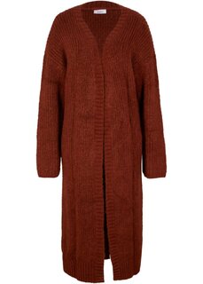 Вязаное пальто Bpc Bonprix Collection, коричневый