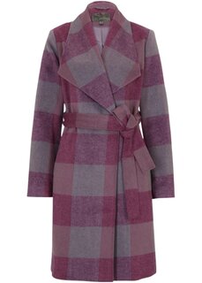 Короткое пальто с поясом Bpc Selection, фиолетовый