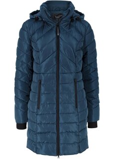 Длинная стеганая куртка с утеплителем Bpc Bonprix Collection, синий