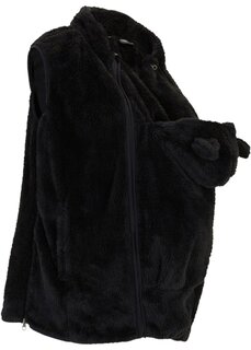 Флисовый жилет для беременных и ношения Bpc Bonprix Collection, черный