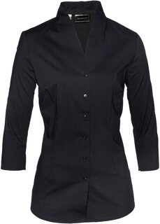 Блузка с воротником стойкой Bpc Selection, черный