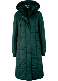 Стеганое пальто со съемным капюшоном Bpc Bonprix Collection, зеленый