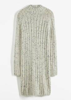 Трикотажное платье с содержанием шерсти Bpc Bonprix Collection, бежевый