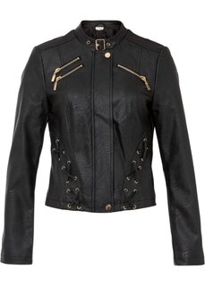 Куртка из искусственной кожи Bodyflirt Boutique, черный
