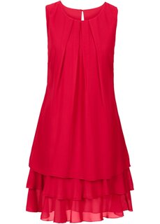 Шифоновое платье Bodyflirt, красный