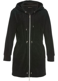 Удобная длинная флисовая куртка Bpc Selection, черный