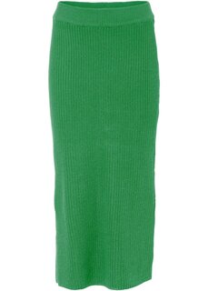 Трикотажная юбка с разрезом Rainbow, зеленый