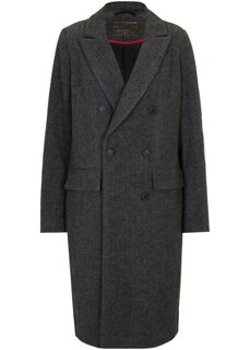 Пальто «елочка» с содержанием шерсти Bpc Selection Premium, серый