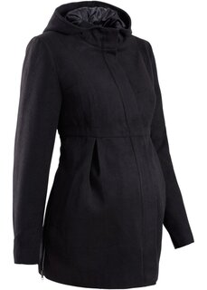 Регулируемое пальто для беременных с капюшоном Bpc Bonprix Collection, черный