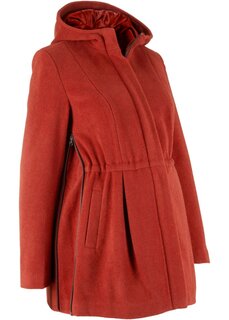 Регулируемое пальто для беременных с капюшоном Bpc Bonprix Collection, коричневый