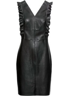 Платье из искусственной кожи Bodyflirt, черный