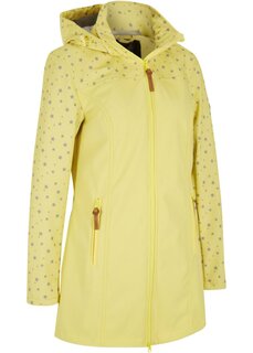 Функциональная куртка из софтшелла с флисом тедди Bpc Bonprix Collection, желтый