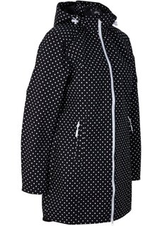 Легкая длинная куртка из софтшелла водоотталкивающая Bpc Bonprix Collection, черный