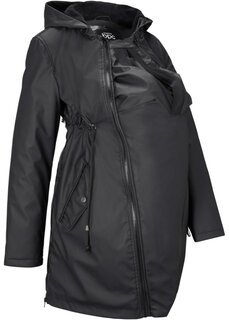 Куртка-переноска/дождевик для беременных на подкладке Bpc Bonprix Collection, черный