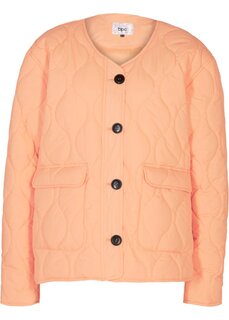 Стеганая куртка оверсайз из переработанного полиэстера Bpc Bonprix Collection, оранжевый
