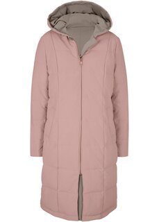 Двустороннее стеганое пальто длины миди Bpc Bonprix Collection, розовый