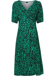 Платье миди с принтом Bodyflirt, зеленый