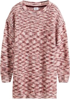 Пуловер с удлиненными боковыми разрезами Bpc Bonprix Collection, белый