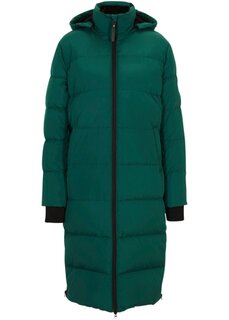 Пальто для отдыха на открытом воздухе из переработанного пуха и изолирующей термотехнологии Bpc Bonprix Collection, зеленый