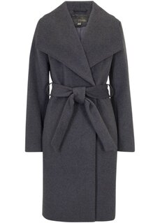 Шерстяное пальто Bpc Selection Premium, серый