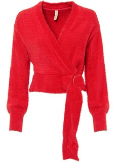 Вязаный свитер Bodyflirt Boutique, красный