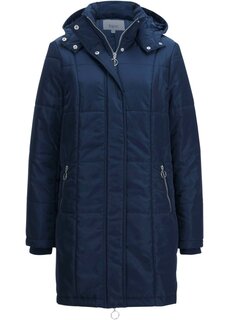 Стеганое пальто с капюшоном Bpc Bonprix Collection, синий