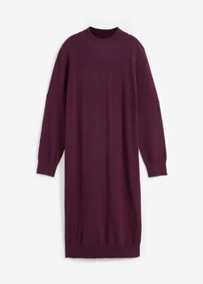 Платье миди тонкой вязки Bpc Bonprix Collection, фиолетовый