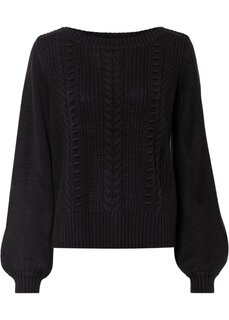 Свободный свитер Bodyflirt, черный