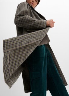 Пальто-Пиджак с имитацией шерсти Rainbow, коричневый