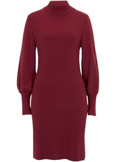 Шерстяное трикотажное платье Bpc Selection Premium, красный