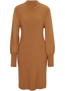 Шерстяное трикотажное платье Bpc Selection Premium, оранжевый