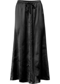 Атласная юбка Bodyflirt, черный