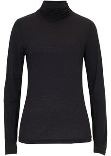 Рубашка-водолазка с содержанием шерсти Bpc Selection Premium, черный