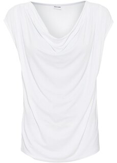 Рубашка «водопад» Bodyflirt, белый