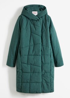 Короткое стеганое пальто o-shape John Baner Jeanswear, зеленый