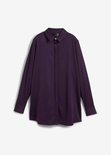 Блузка-рубашка с декоративными пуговицами Bpc Selection, фиолетовый