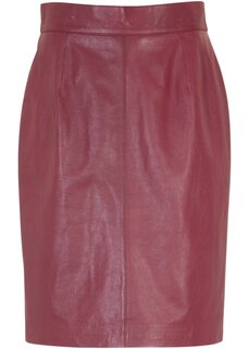 Кожаная юбка Bpc Selection Premium, красный