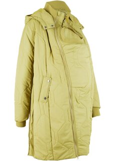 Стеганое пальто/пальто для беременных из переработанного полиэстера Bpc Bonprix Collection, зеленый