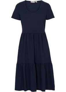 Платье-рубашка со структурированным узором John Baner Jeanswear, синий