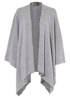 Шерстяное пончо с содержанием good cashmere standard Bpc Selection Premium, серый