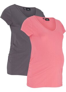 Рубашки для беременных 2 пары Bpc Bonprix Collection, серый
