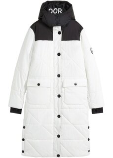 Уличное пальто с планкой на пуговицах сбоку Bpc Bonprix Collection, белый