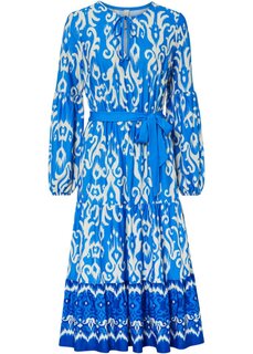 Платье с широкой развевающейся юбкой Bodyflirt Boutique, синий