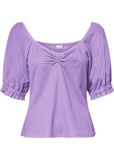 Рубашка с рюшами Bodyflirt, фиолетовый