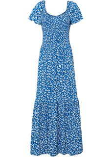 Платье макси с принтом из экологически чистой вискозы Bodyflirt, синий
