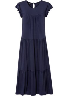 Платье миди из экологически чистой вискозы Bodyflirt, синий