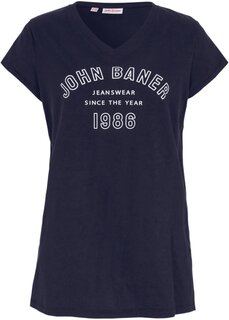 Длинная рубашка John Baner Jeanswear, синий